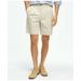 Brooks Brothers Men's 8" Pleat Front Stretch Advantage Chino Shorts | Stone | Size 32