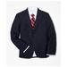 Brooks Brothers Boys Prep Two-Button Wool Suit Jacket | Navy | Size 16