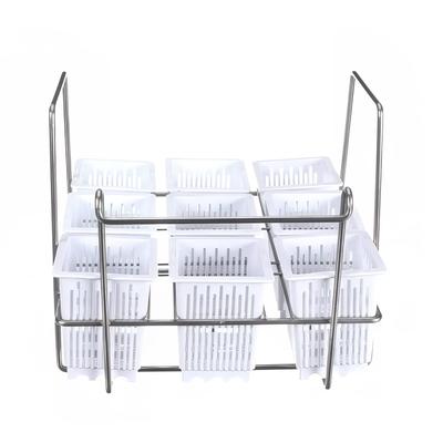 Pitco B9010006 (9) Individual Serving Baskets w/ Rack