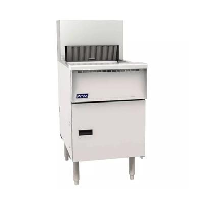 Pitco PCFLV-18 240/1 19 5/8" Crisp 'N Hold Floor Model Fry Warmer Dump Station - Underburner, 240v/1ph, Stainless Steel