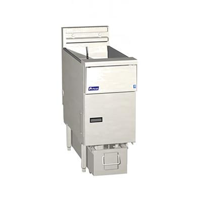 Pitco SE14S-4FD 240/3 Commercial Electric Fryer - (4) 50 lb Vats, Floor Model, 240v/3ph, Stainless Steel