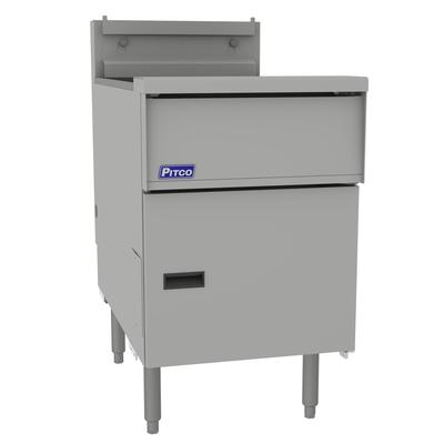 Pitco SE18RS-1FD 220/1 Commercial Electric Fryer - 90 lb Vat, Floor Model, 220v/1ph, Stainless Steel