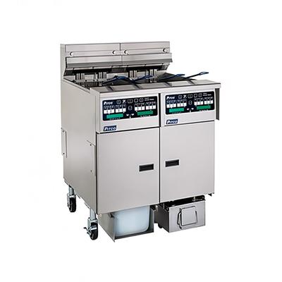 Pitco SELV14-C/FD 240/3 Commercial Electric Fryer - 30 lb Vat, Floor Model, 240v/3ph, Stainless Steel