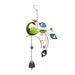 Peacock Wind Chimes Hanging Ornaments Pendant Decoration Vintage Metal Peacocks Windchime Wall Door Ornament indoor and outdoor Green