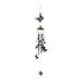 Hesxuno Memorial Wind Chimes Easter Wind Chimes Metal Green Animals Like Butterfly Turtle Bird Iron Home Yard Outdoor