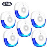 Ultrasonic Pest Repeller Roach Killer Ultrasonic Pest Control Mosquito Repellent Indoor for Home Office Repel Bugs for Roaches Spiders Flies Mosquitoes bat Fleas Rodents 6 Packs