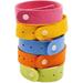 Mosquito Repellent Bracelet 5 Pack DEET-Free Insect Repellent Band Safe for Kids and Adults Waterproof Bug Repellent Wristband for Indoor and Outdoor Each Bracelet Protection UP to 72Hrs