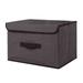 Noarlalf Storage Bins Storage Box Foldable Clothing Sundries Portable Storage Box with Lid Foldable Storage Box Storage Bins with Lids 36*23*1.5