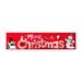 Vikakiooze 2022 Merry Christmas Banner Decorations Plaid Banner For Indoor Outdoor Front Door Wall Christmas Decoration Christmas Decorations