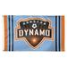 Houston Dynamo WinCraft Orange & Light Blue Deluxe Indoor Outdoor Flag (3 x 5 )