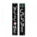 Christmas Banners Decorations Outdoor Merry Christmas Door Porch Sign Banners Hanging Banners for Front Door Indoor Outdoor Decor 12x72in