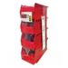 Quantum Storage 5-1/2 in. W X 11 in. H Stack and Hang Bin Polypropylene 4 pk Red