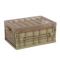 Plastic Folding Storage Container Basket Crate Box Stack Foldable Organizer Box