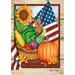 Toland Home Garden American Harvest Fall Flag Double Sided 12x18 Inch