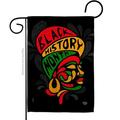 Ornament Collection 13 x 18.5 in. African-American Month Black History Lives Matter Double-Sided Decorative Vertical Garden Flags - House Decoration Banner Yard Gift