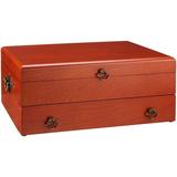 Reed And Barton Bristol Cherry/Brown Flatware Chest