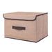 Noarlalf Storage Bins Storage Box Foldable Clothing Sundries Portable Storage Box with Lid Foldable Storage Box Storage Bins with Lids 36*23*1.5