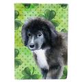 Carolines Treasures BB9873CHF Newfoundland Puppy St Patricks Flag Canvas House Size Large multicolor