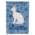 Carolines Treasures CK5068CHF Sphynx 3 Cat Welcome Flag Canvas House Size Large multicolor