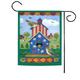 Toland Home Garden American Birdhouse Bird Patriotic Flag Double Sided 12x18 Inch