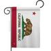 Americana Home & Garden G142505-BO 13 x 18.5 in. California American State Garden Flag with Double-Sided Horizontal House Decoration Banner Yard Gift