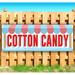 Cotton Candy 13 oz Vinyl Banner With Metal Grommets