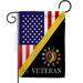 Americana Home & Garden G142894-BO 13 x 18.5 in. Home of Vietnam Veterans Garden Flag with Armed Forces Army Double-Sided Decorative Vertical House Decoration Banner Yard Gift