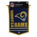 St Louis NFL Football Embroidered Wool Traditions 12x18 inch Rams Banner Flag