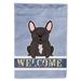 Carolines Treasures BB5590CHF French Bulldog Brindle Welcome Flag Canvas House Size Large multicolor