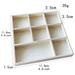 Wood Drawer Organizer Tray Multi-use Expandable Desk Storage Box for Office Kitchen Bedroom Children Room Craft Sewing
