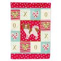 Carolines Treasures CK5871CHF Papillon 1 Love Flag Canvas House Size Large multicolor