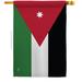 Jordan House Flag Nationality 28 X40 Double-Sided Yard Banner