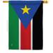 South Sudan House Flag Nationality 28 X40 Double-Sided Yard Banner