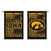 Evergreen Flag University of Iowa Fan Rules ES REG 28 x 0.3 inches