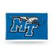 Rico Industries College Middle Tennessee Blue 3 x 5 Classic Banner Flag - Single Sided - Indoor or Outdoor - Home DÃ©cor