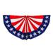 Evergreen Flag Stars and Stripes Bunting Large 114 x 0.45 inches