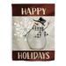 ThisWear Winter Decorations Happy Holidays Snowman Flag Winter Holiday Seasonal Decor Vertical House Flag