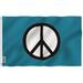 Anley Fly Breeze 3x5 Foot Peace Symbol Flag - World Peace Flags Polyester