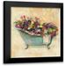 Rowan Carol 20x20 Black Modern Framed Museum Art Print Titled - Bathtub Bouquet I