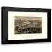 Wells 24x19 Black Modern Framed Museum Art Print Titled - Richmond Virginia - Wells 1863