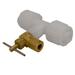 Sea Ray 2105044 Pex Plastic Marine Boat T Fitting w/ Brass Shut Off