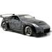 Jada Toys Fast & Furious 1:24 D.K. s Nissan 350Z Die-cast Car Toys for Kids and Adults Grey and Black (97172)