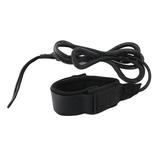 Surfboard Leash for Ankles Wrist Premium Surfing Leg Rope 7ft - Black 7ft