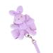 rygai 1 Set Pet Harness Leash Adjustable Wear-resistant Cartoon Rabbit Doll Pet Cat Dog Traction Rope Set Pet Supplies Purple