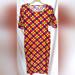 Lularoe Dresses | Lularoe Brand New, Julia Dress | Color: Red/Yellow | Size: M