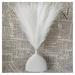 Pampas Grass Decor Fluffy Stems Silk Cloth Plumes Artificial Fake Plants 45cm Solid Color Plastic