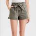 American Eagle Outfitters Shorts | American Eagle Paper Bag Shorts Green Size 4 | Color: Green | Size: 4