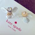 Kate Spade Jewelry | Kate Spade Earrings | Color: Gold/White | Size: Os