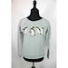 American Eagle Outfitters Tops | American Eagle Outfitters Penguin Sweatshirt Size S Sequin Design Gray Crewneck | Color: Gray | Size: S