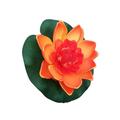 Floating Flowers Artificial Water Lily Floating Lotus Flower Water Lily for 10 cm Pond Rose Eva Foam Water Lily Lotus Flower for Aquarium Patio Garden Pool Garden Pond